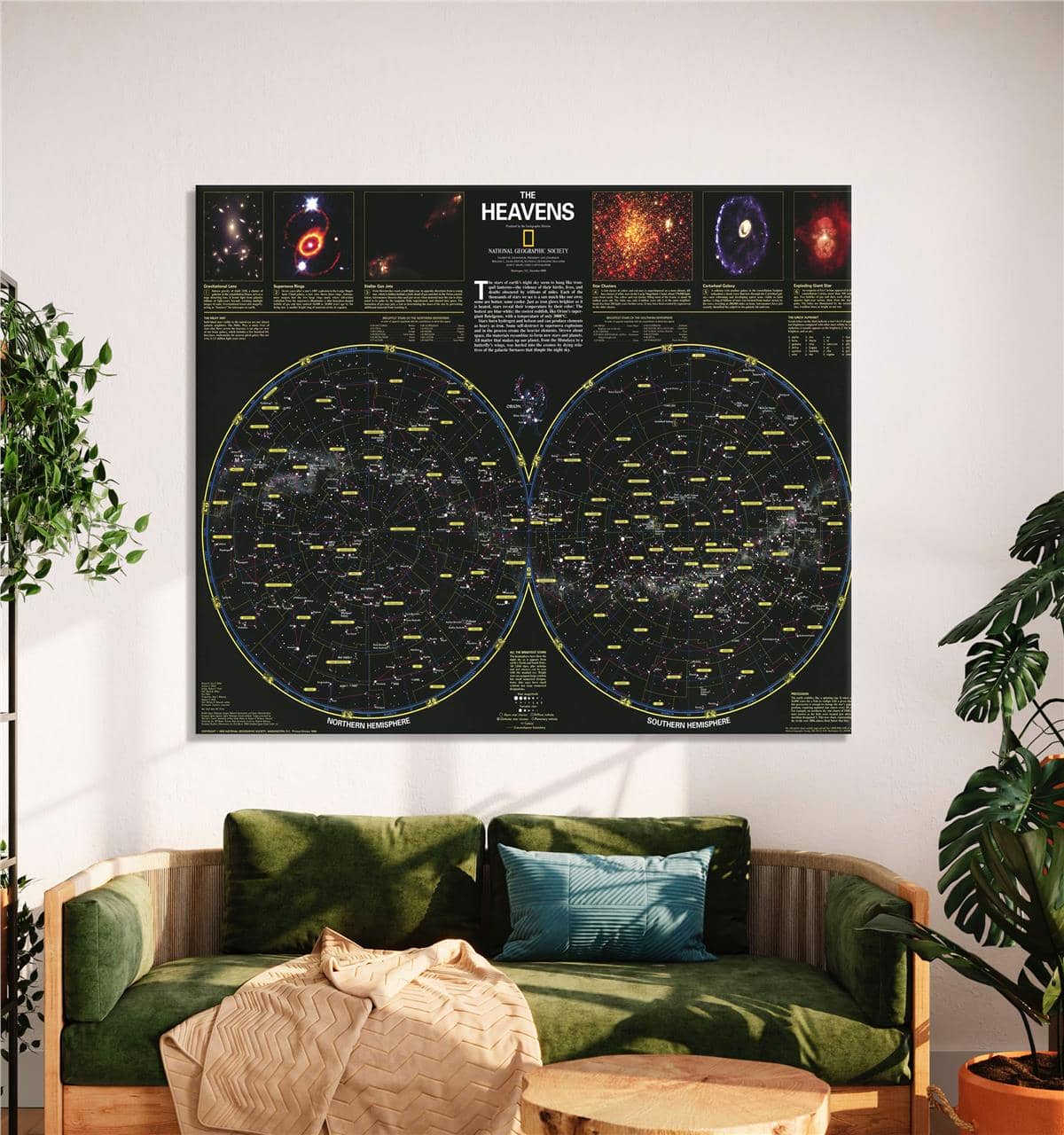 The Heavens Kanvas Baskı Tablo